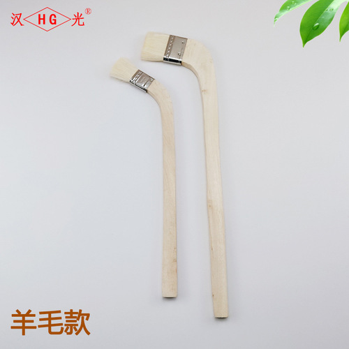 Direct Sale Paint Brush Manufacturer for Elbows Industrial Ship Elbow Hog Hair Brushes Solvent-Resistant Paddle Hog Hair Brush Wholesale
