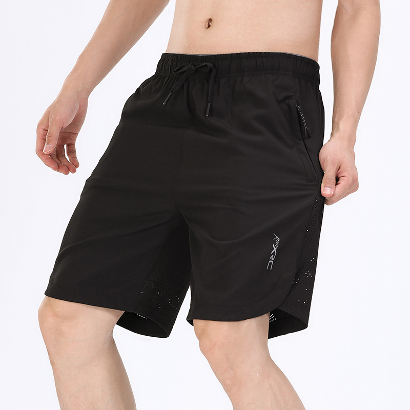 2022 nuevos pantalones cortos de entrenamiento casual para hombres al aire libre correr deportes delgados transpirables pantalones cortos sueltos transfronterizos