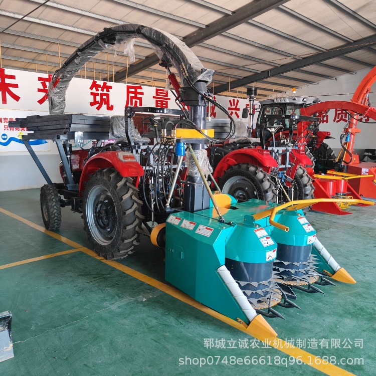 拖拉机加装青储机配件自走式农用玉米秸秆青储机青饲料收获机割台