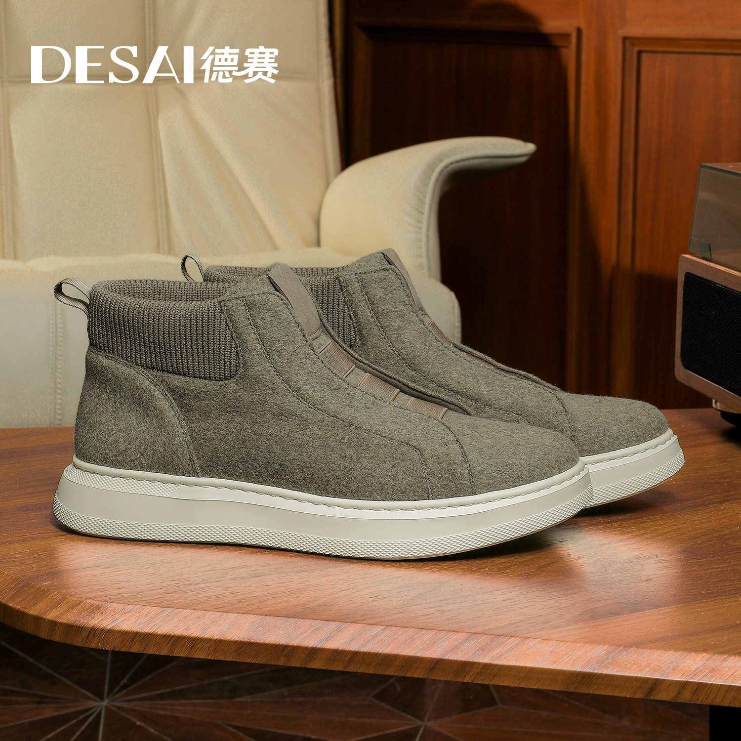 Dessey зимние новые ботинки теплые шерстяные ботинки повседневные удобные легкие пригородные ботинки теплые педали