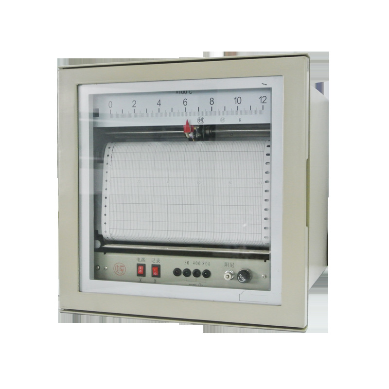 XWFJ中型长图自动平衡记录仪热电偶K型0-800度6点曲线上海仪表