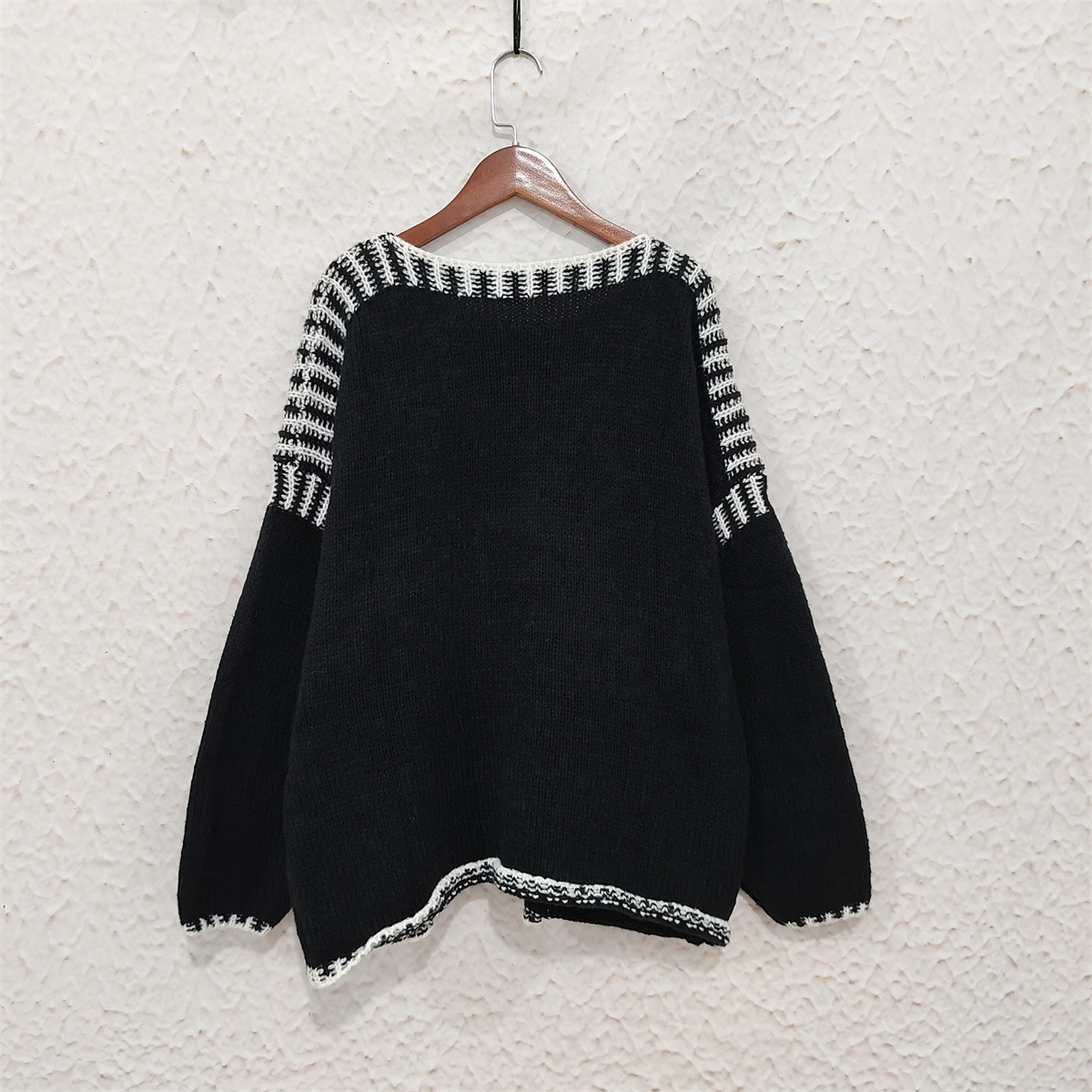 Women's Clothing Pullover Long Sleeved Casual Knitted Sweater_voghion.com