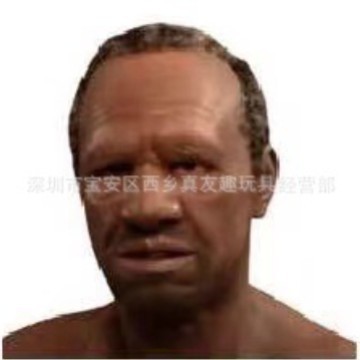 Tapón de anciano transfronterizo Tapón de rostro de anciana Peluca Máscara de anciano Máscara de látex humanoide de Halloween en stock