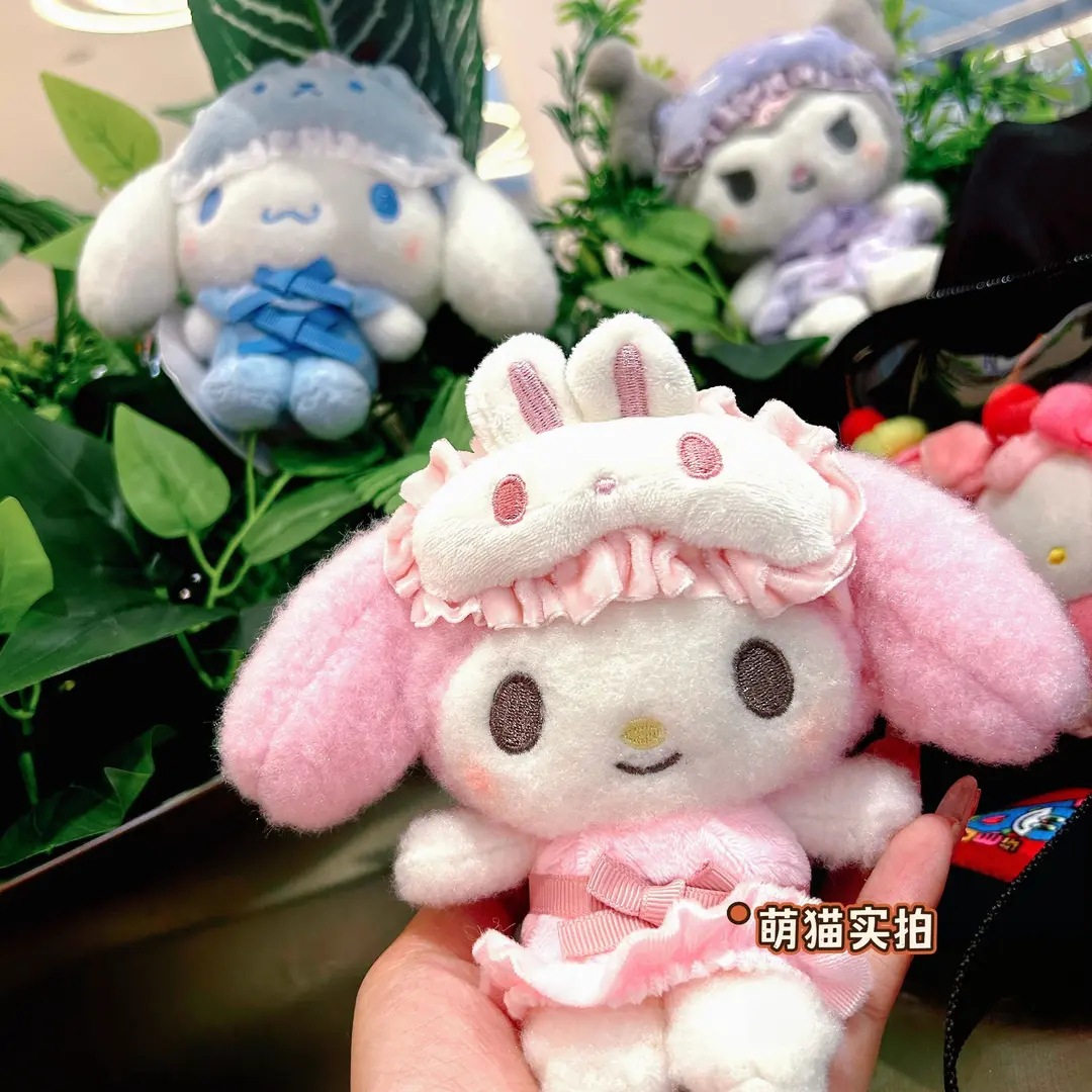 Pajamas, Eye Masks, Series of Plush Toys, Doll Pendants, Cute Sanrio Doll Keychains, Pendants, Bag Ornaments