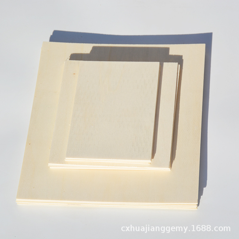 Basswood Laminate Thin Wood Chips DIY Handmade Building Model Materials Thin Wooden Boards Pyrography Wood Chips Small Wood Chips Wholesale