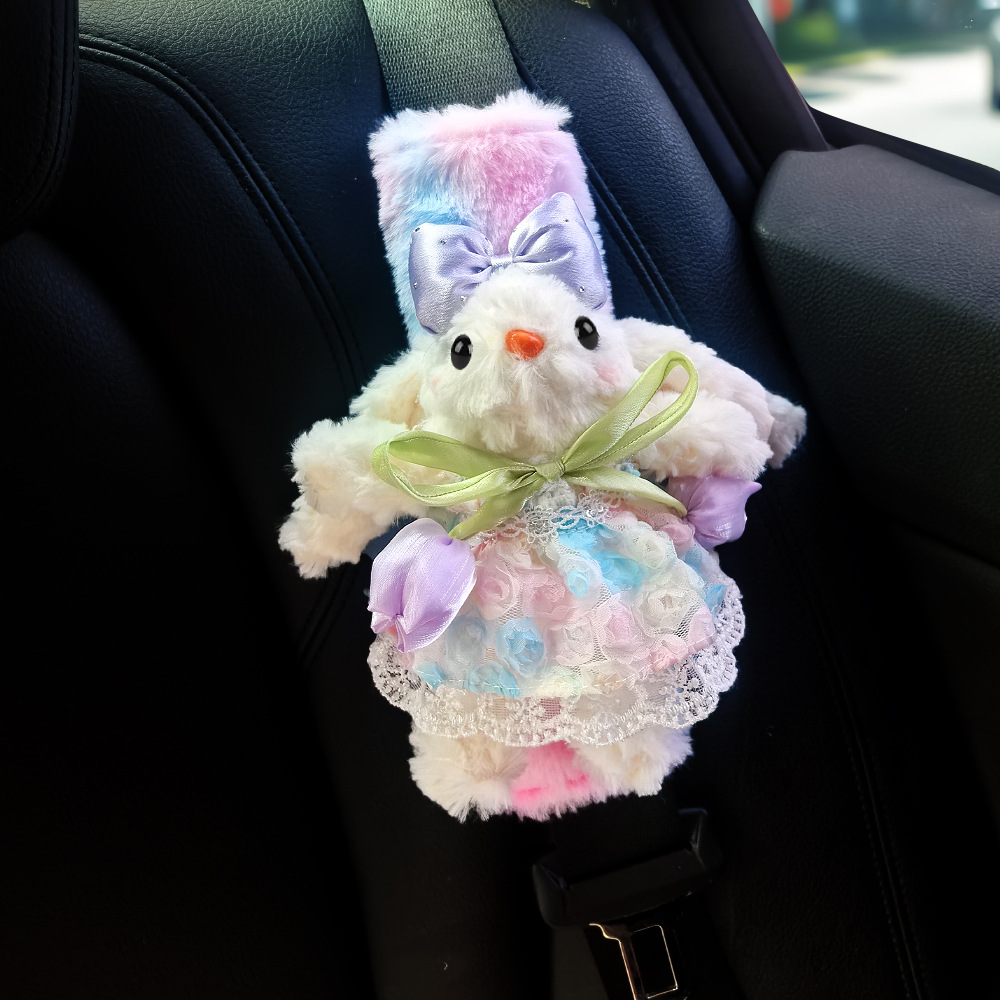 Funda Protectora de Peluche para Cinturón de Seguridad 1 Par de Peluche para Auto