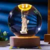 6 cm Crystal Ball-Goddess of Liberty
