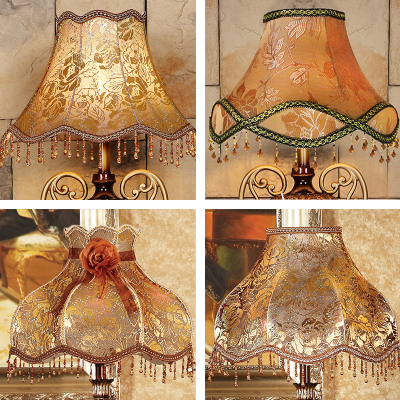 [Buy Lampshade Single] [Not Table Lamp] E27 Screw Lamp Cap with Extra Large Lampshade Clearance at Low Price