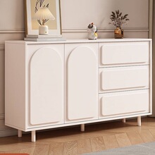 餐边柜靠墙一体柜子储物柜新款斗柜厨房收纳柜客厅家用茶具置物w&