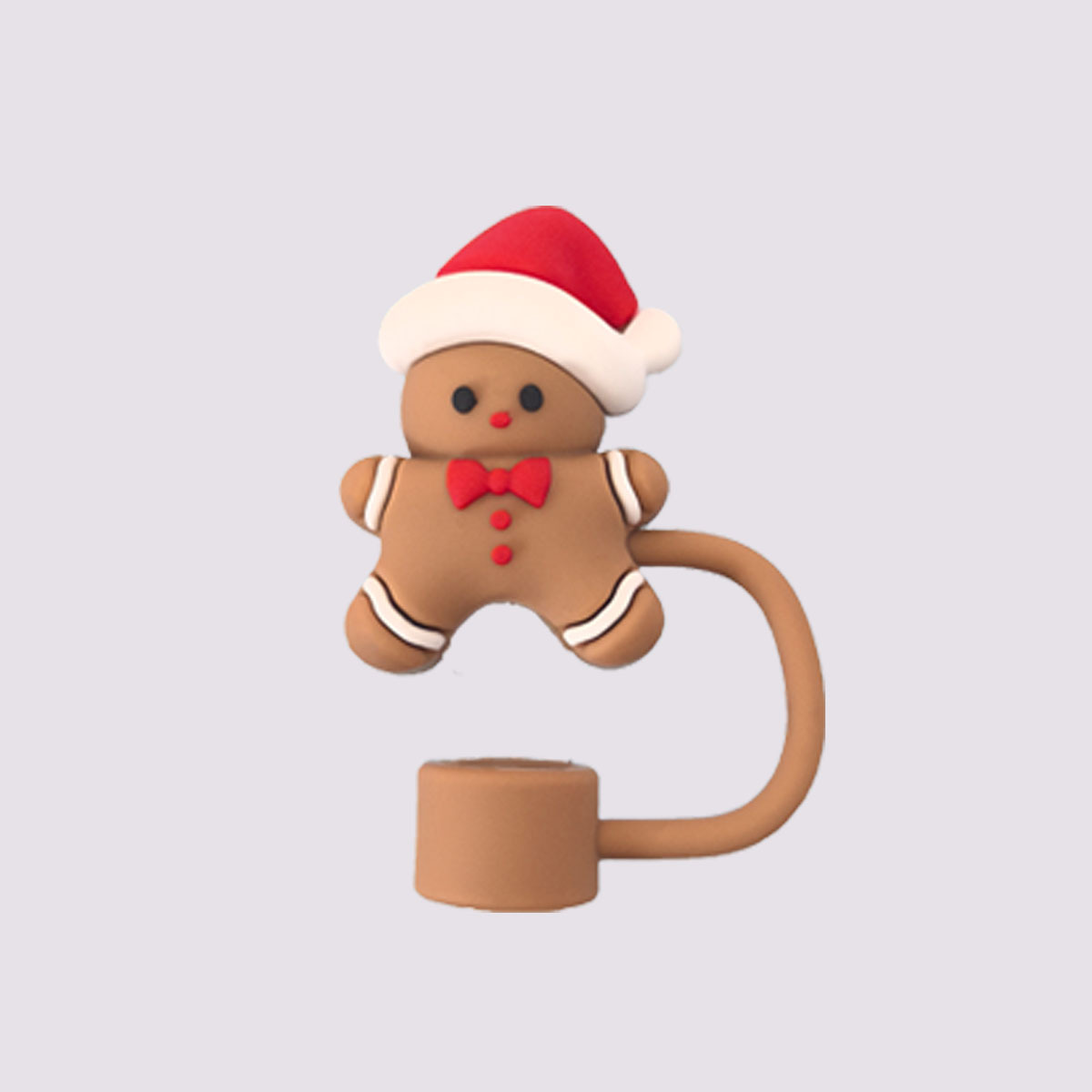 크리스마스 진저브레드맨 밀짚모자/개별포장