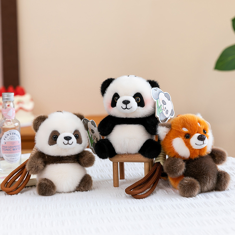 New Panda Plush Toy Pendant Cute Panda Bag Charm Decoration Gift for Girls Foreign Trade Doll New Panda Plush Toy Pendant Cute Panda Bag Charm Decoration Gift for Girls Foreign Trade Doll