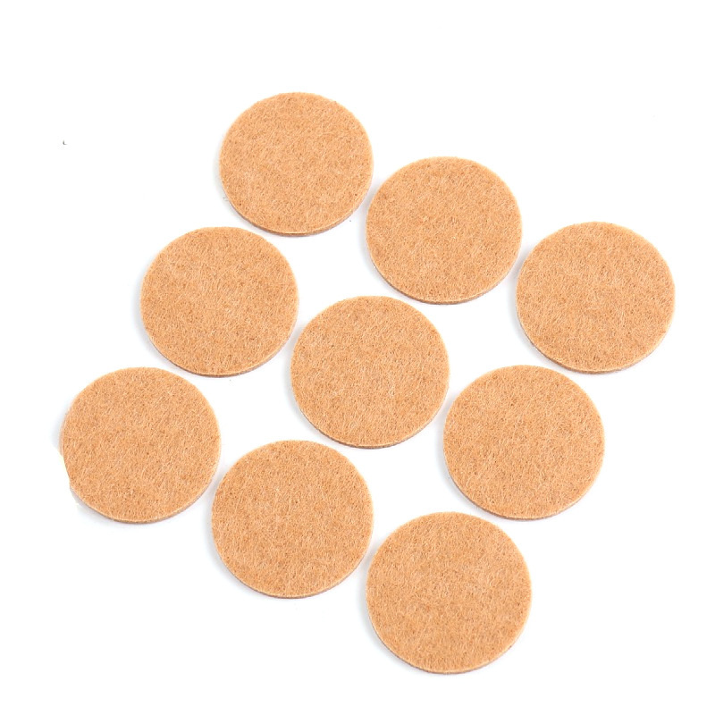 家具桌椅自粘毛毡垫 静音防滑毛毡垫片 背胶耐磨加厚绒布毛毡脚垫