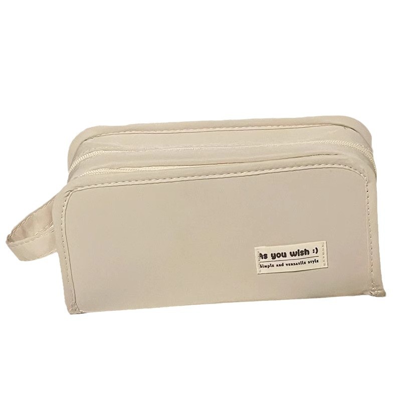 Nueva bolsa de bolígrafo de gran capacidad para estudiantes de primaria alta sensación de bolígrafo transparente caja de papelería bolsa de dolor bolígrafo al por mayor