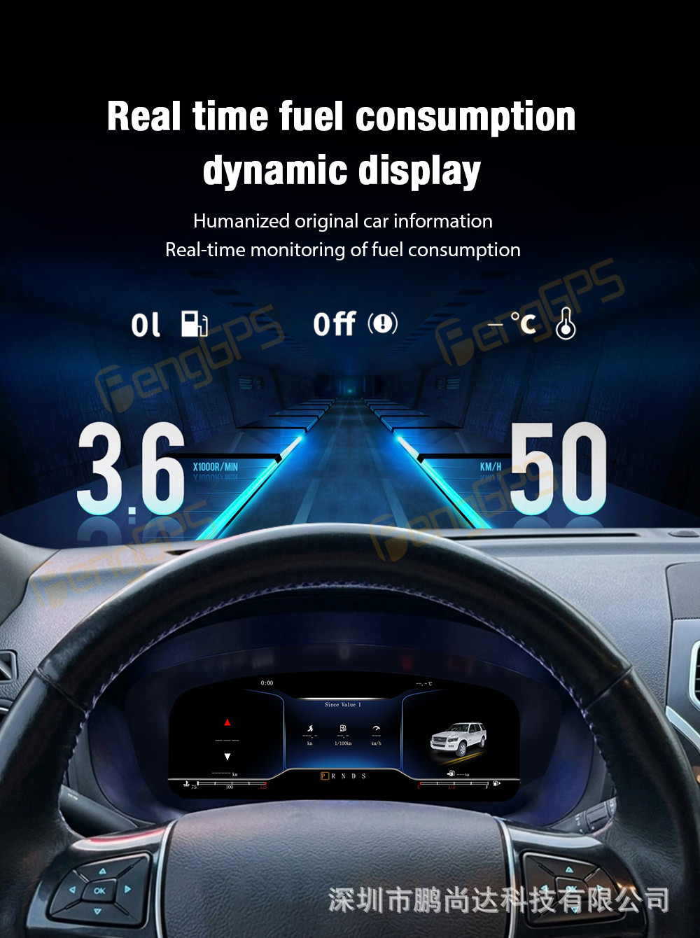 Suitable for 17-18 Ford Explorer LCD instrument panel modification 12.3inch Built-in Carplay