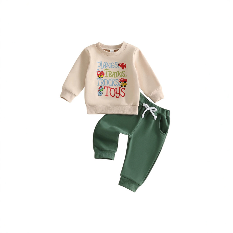 Planes Trains Trucks and Toys-Trucks Bucks and Ducks Sweatshirt Set Planes Trains Trucks and Toys-Trucks Bucks and Ducks Sweatshirt Set
