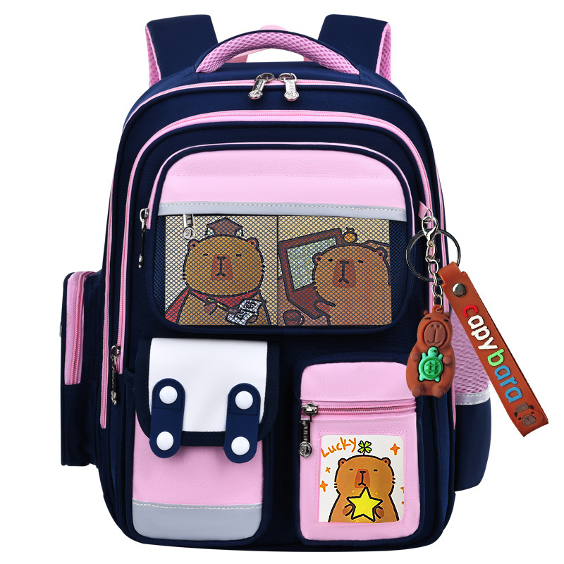 Mochila escolar para estudiantes de primaria niñas Grado 1 - 3 - 6 6 - 9 - 12 niños de 6 años de edad Mochila de hombro de luz infantil