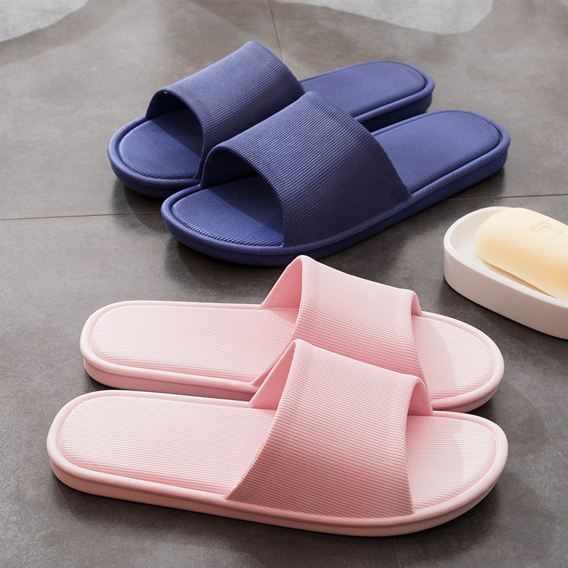 Zapatillas de hombre de verano para invitados a casa zapatillas antideslizantes de fondo suave para mujer