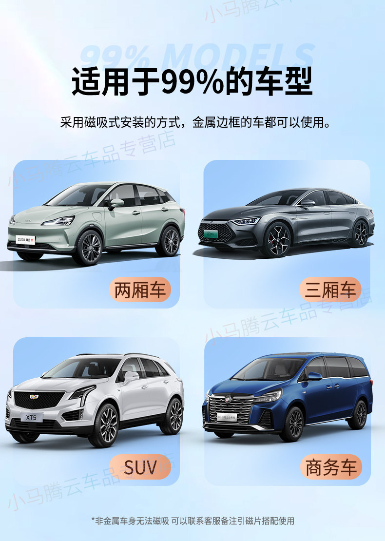 Car Window Sunshade Curtain for Rear Seats, Magnetic Car Window Shade for Side Windows