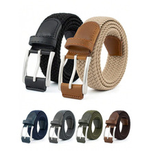 T 64415 Canvas elastic pin buckle belt �����ɽ������Ů����