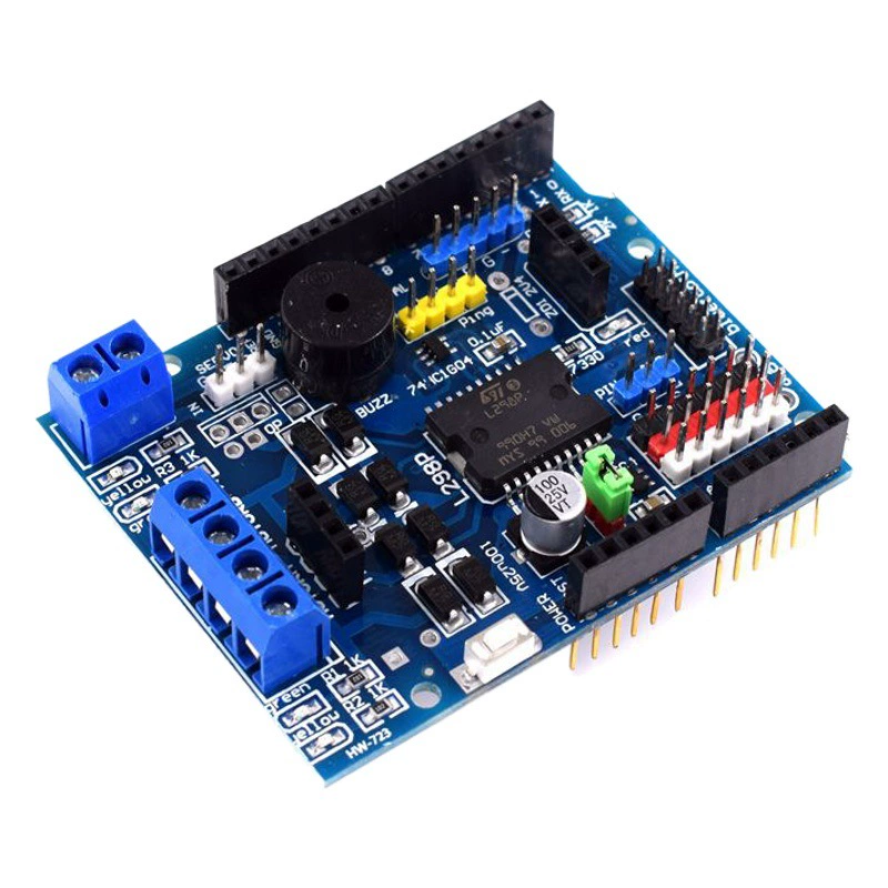 L298P Motor Shield шаговый двигатель постоянного тока модуль привода Плата расширения привода