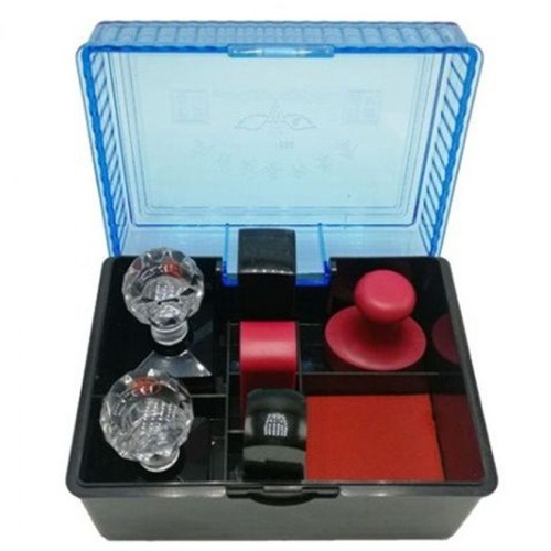Seal Brocade Box, Seal Box, Comes with Ink Pad, Ink Oil, Official Seal Box, Combination Seal Box, Storage Box, Cross-Border Box