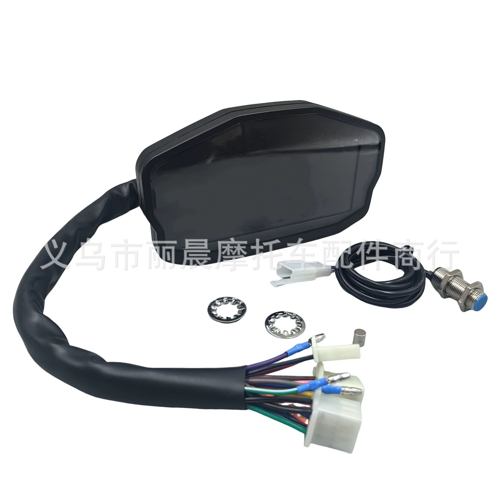 Мотоцикл светодиодный ЖК-спидометр Цифровой одометр подходит для BMW Honda Ducati 2, 4 цилиндров