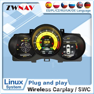 11-23 Porsche 718 üçün LCD tablosu, spidometr, yürüş, yanacaq, yağ temperaturu