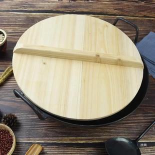 Wooden Lid Square Pot Lid Wok Lid Wooden Lid Pot Lid Large Cedar Solid Wood Wholesale Water Tank Handmade