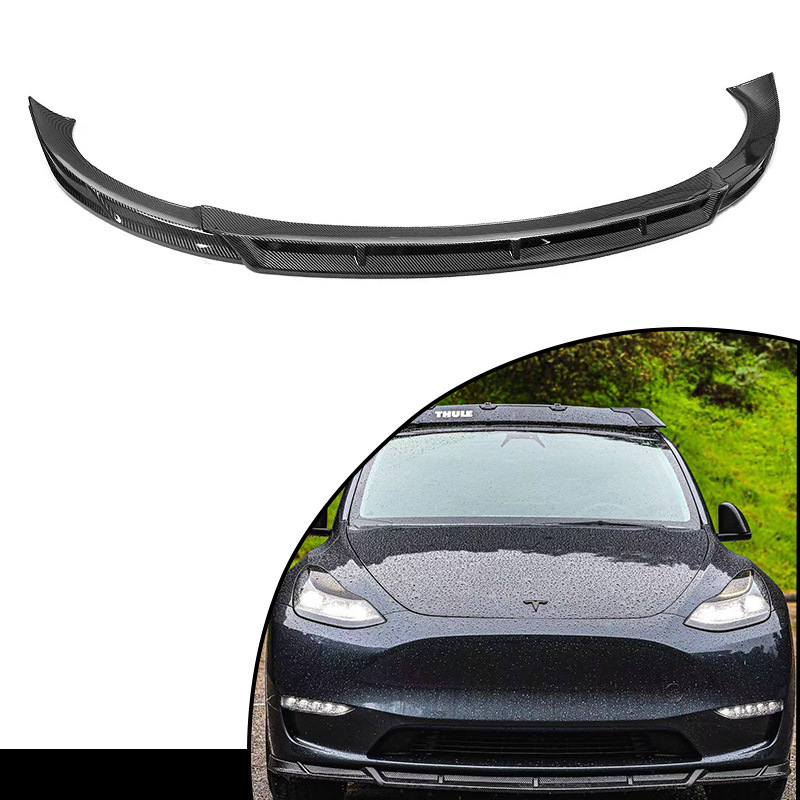 Tesla Model Y, 适用于特斯拉Model Big Surrounded - front-lip-unfinished