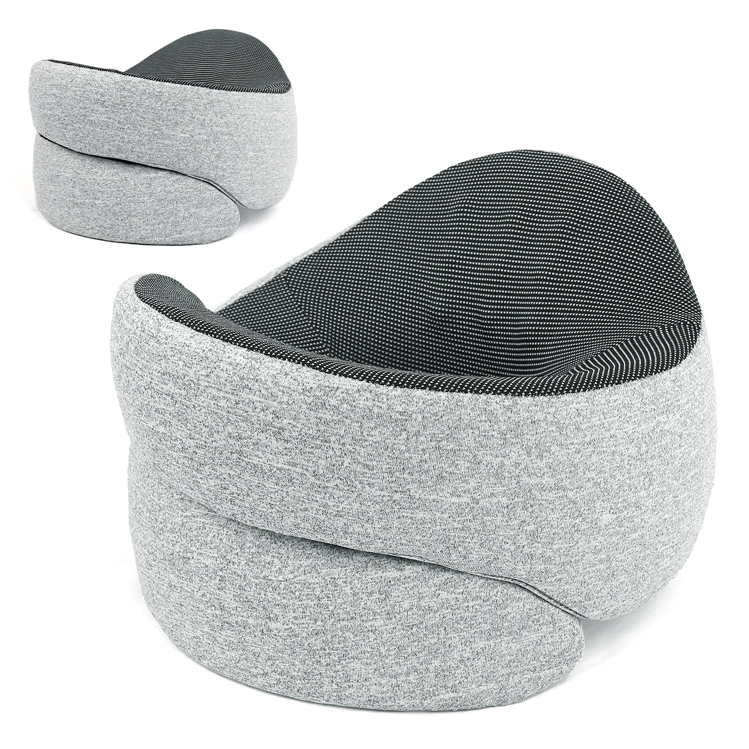 Nuevas almohadas transfronterizas en forma de U protegen la columna cervical almohada en forma de U almohada de memoria de algodón de rebote lento almohada en forma de U portátil fácil de almacenar almohada en forma de U image 5