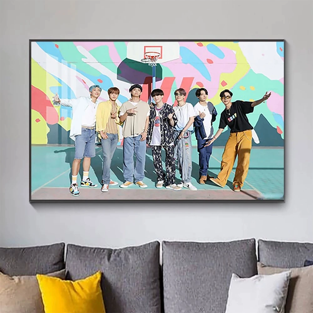 5D рисование стежками полное алмазное BTS пуленепробойный юношеская группа алмазная вышивка персонаж кладочная живопись точечное алмазное рисование для спальни