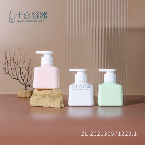 28-tooth PETG jade bottle 300ml hand soap lotion bottle chubby bottle shower gel 200ml cosmetic refill bottle