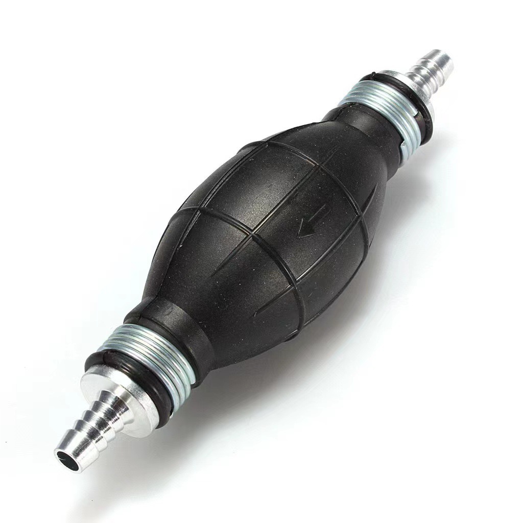 Car hand oil pump car boat hand pinch ball aluminum alloy one-way hand pump 6/8/10/12 gasoline pump oil suction