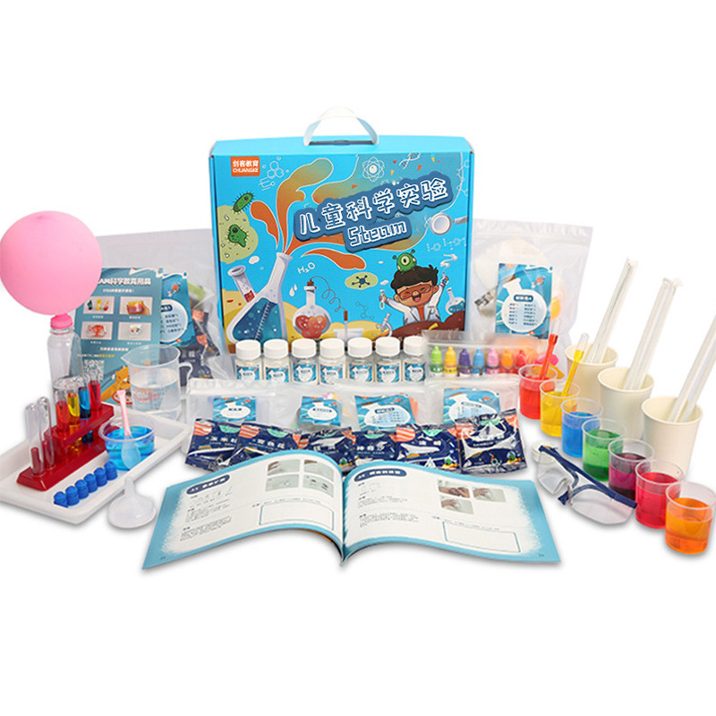 Juego de experimentos de ciencia para niños, juguetes de enseñanza de Steam, jardín de infantes para estudiantes, bricolaje, tecnología hecha a mano, pequeño regalo