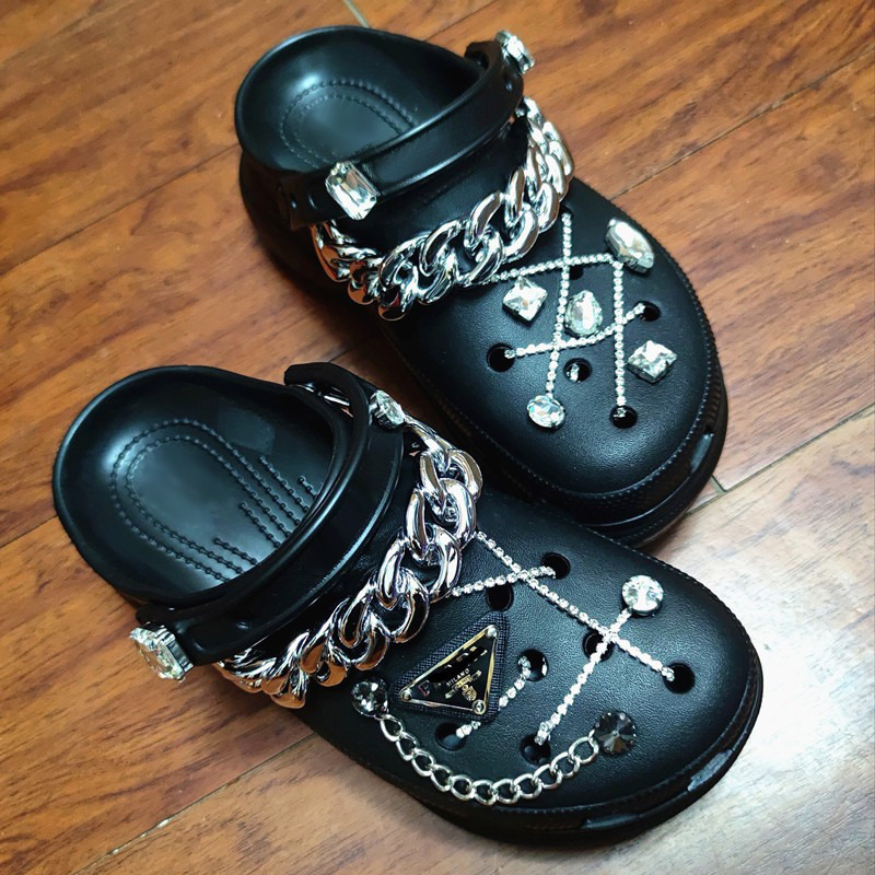 펑크 두꺼운 체인 [완성 된 좋은 바닥 버클]]