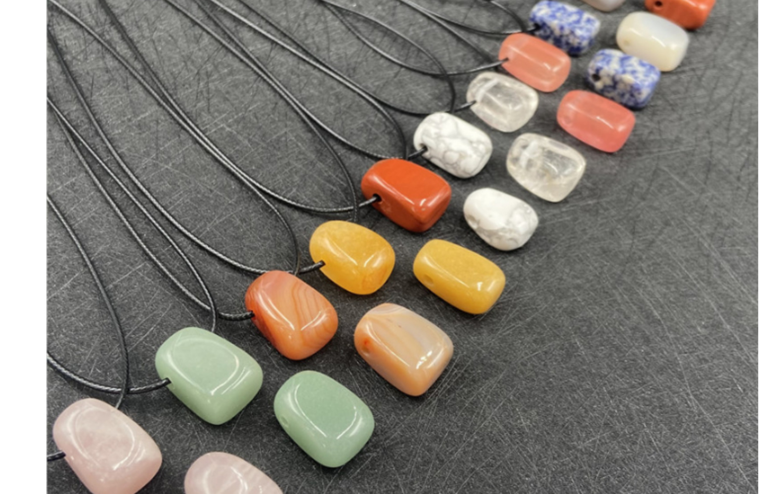14g Weight Pendant Necklace Classification Gem Material Constellation Pattern Unisex Gender Korean Style Style Grey, White, Red, Green, Blue, Wine Red, Yellow Color Gem Constellation Pendant Necklace 16