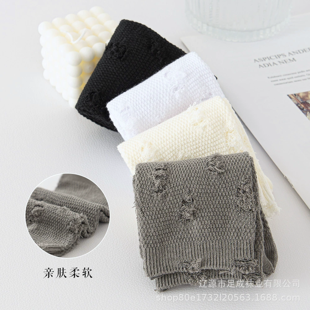 Knee Socks Tide mid-length, thin breathable summer, one size (beige/gray/white/black)