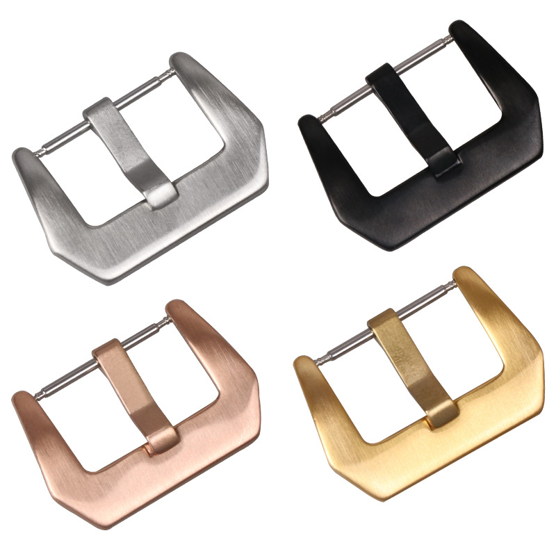 不锈钢表扣大钢扣4.0实舌粒籽手表带配件表扣16/18/20/22/24/26mm|ru