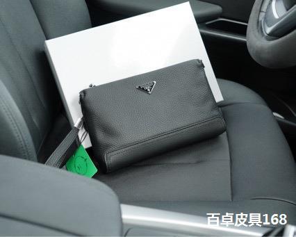 P Lada Clutch Bag Men's Genuine Leather Large Capacity Luxury Men's Bag Business Men's Handbag Cowhide Clutch Bag