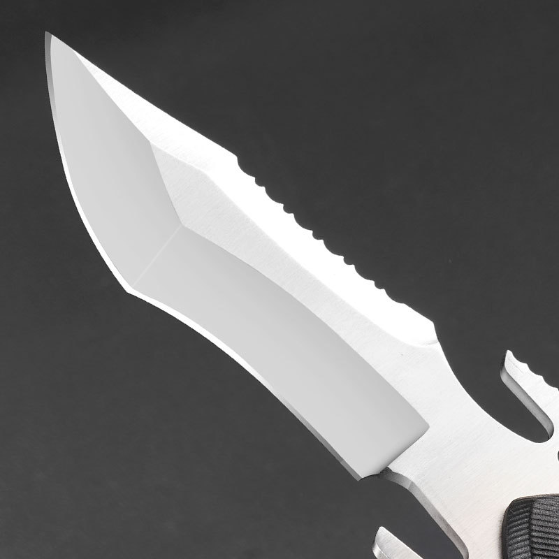 Cuchillo recto cuchillo al aire libre cuchillo portátil cuchillo de supervivencia cuchillo militar tácticas de campo cuchillo de supervivencia de alta dureza image 4
