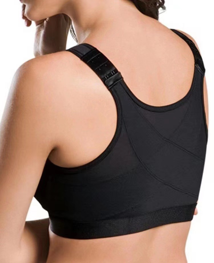 New Chest Buckle Bra Women's Adjustable Underwear Vest Without Steel Ring Gather Bra Sports Thin Section Yoga Anti