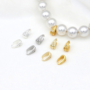 ��ɫ18k����Q�y�荹��ӿ۰��������������A��DIY�ֹ��Ʒ���