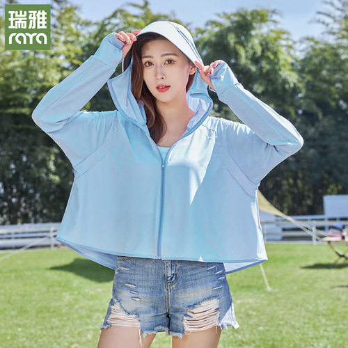 Sun protection clothing for women 2024 summer new ice silk cool breathable sun protection shawl black rubber brim thin sun protection clothing