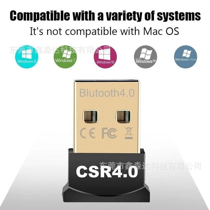 4.0 Bluetooth Adapter USB Audio Transmitter Csr8510 Computer Receiver Driver-Free Plug and Play
