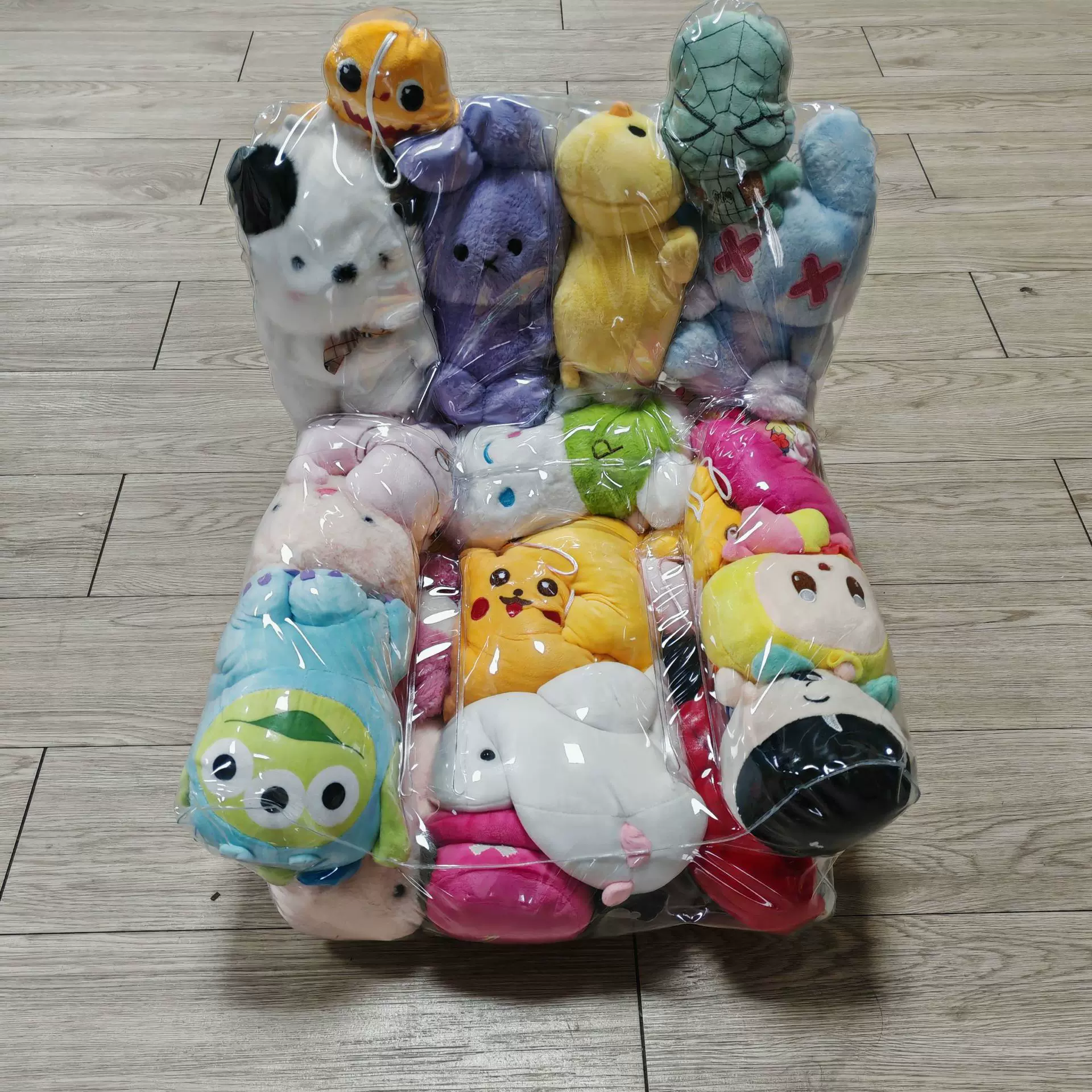 网红透明户外娃娃充气收纳沙发椅子单人柔软摄影舒适道具玩偶收纳