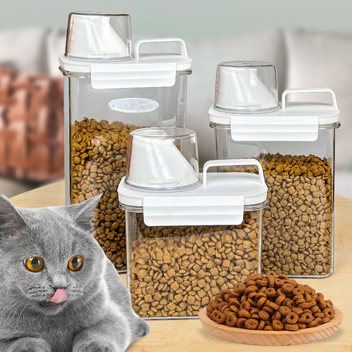 10 catties grain storage bucket dog food bucket pet food bucket cat food bucket moisture-proof sealed tank miscellaneous grain storage box storage tank large