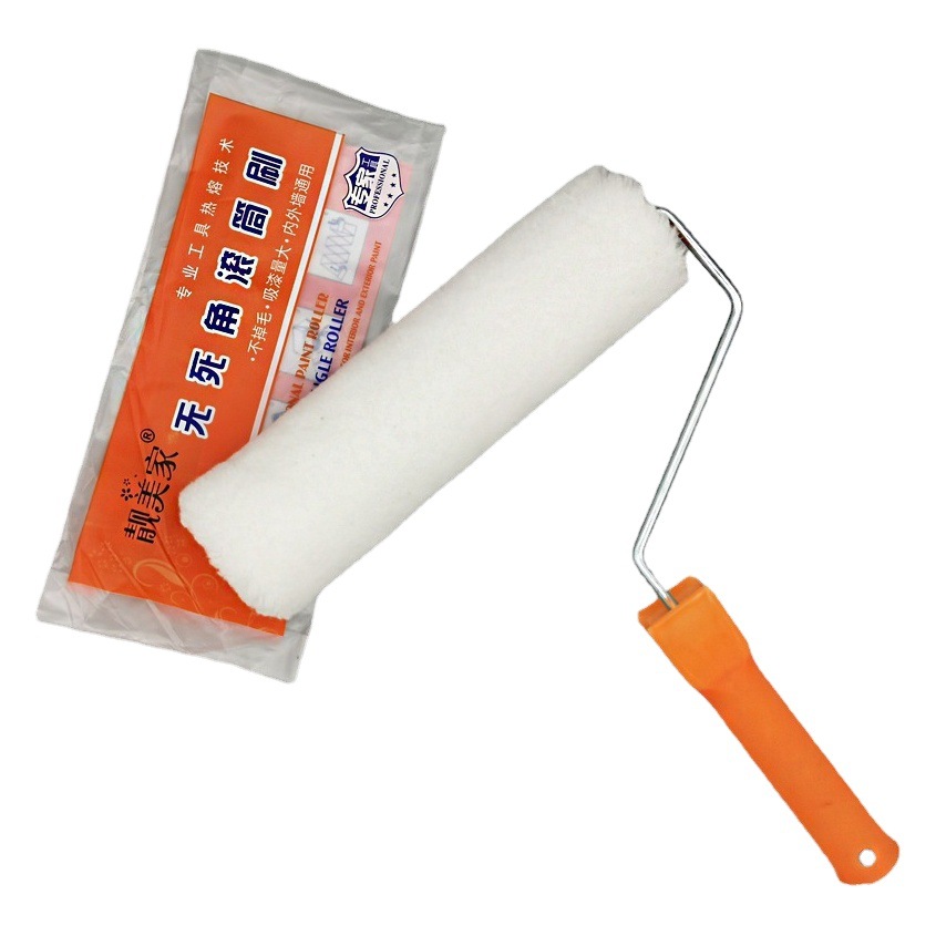 Cepillo de rodillo de 9 pulgadas Cepillo de rodillo Pintura Cepillo de rodillo de hilo de algodón Cepillo de rodillo de alta eficiencia de la pared Herramienta esencial Cepillo de rodillo Fábrica recta