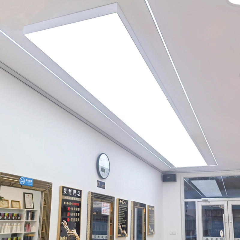 lámpara sin sombra para la peluquería lámpara super brillante sala de transmisión directa tienda de ropa lámpara de techo de película suave peluquería lámpara de techo personalizada