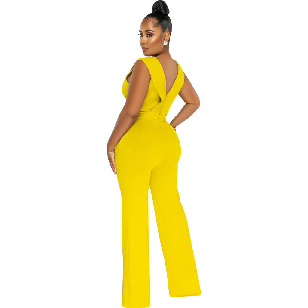 Women's Casual Daily Bodysuits Casual Streetwear Geometric Full Length Jumpsuits display picture 9