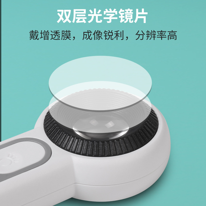 Sunfire 3710 充電式 HD 30 倍ハンドヘルド拡大鏡 LED ライトアンティークジュエリーダイヤモンド鑑定|undefined